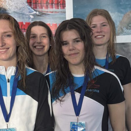 v.r.: Jona Finken, Johanna Heidemann, Bette Buttwill und Karolin Kuhlmann