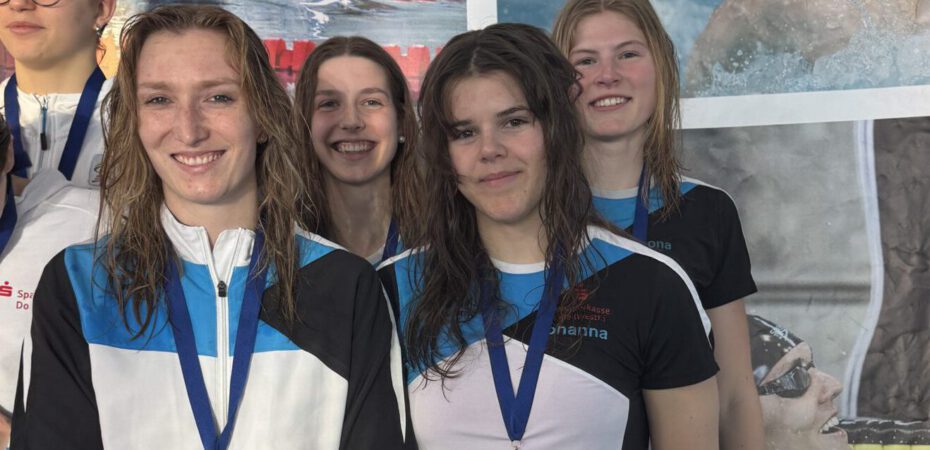v.r.: Jona Finken, Johanna Heidemann, Bette Buttwill und Karolin Kuhlmann