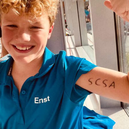 Nic jubelt. Er knackte den OWL-Bezirksrekord über 100m Freistil im Jahrgang 2016.