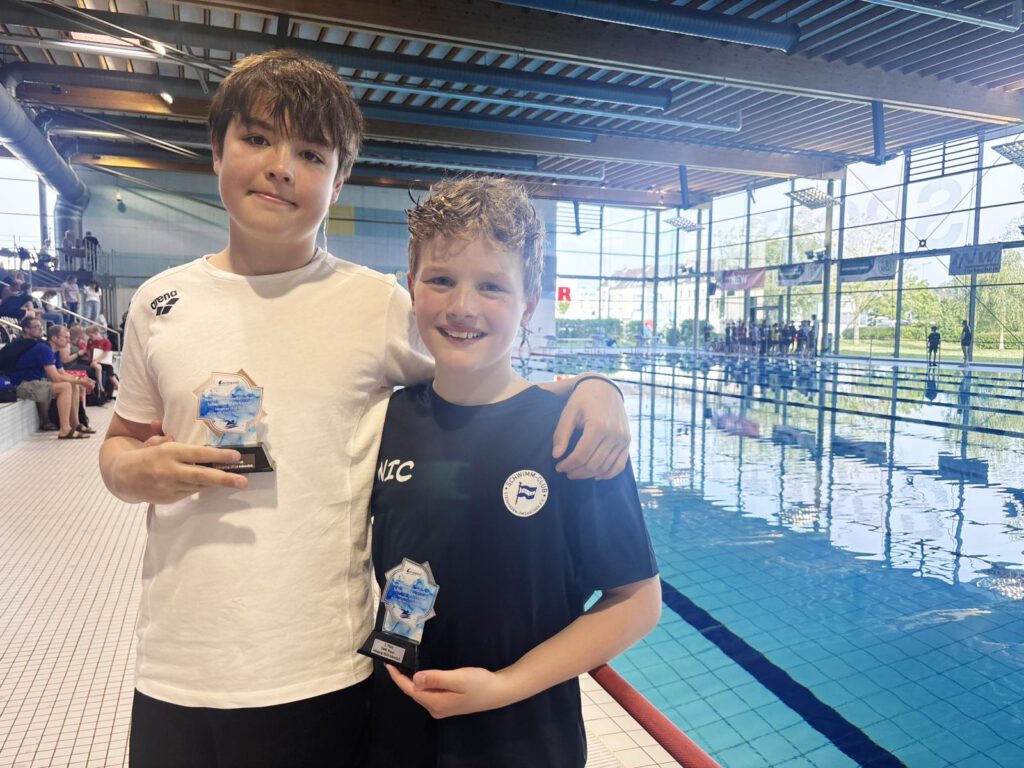 die beiden Medaillengewinner: Kian Rethmeier und Nic Ernst